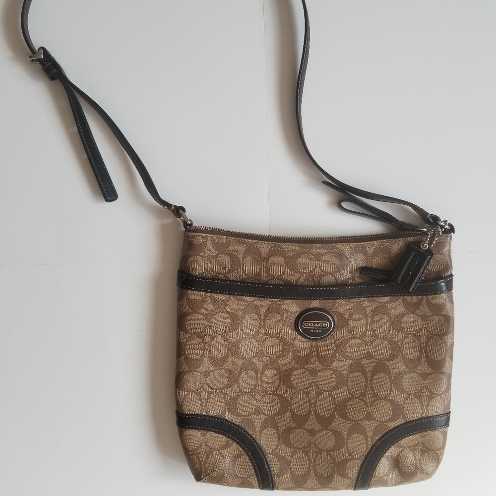 Coach Signature Peyton Crossbody Bag